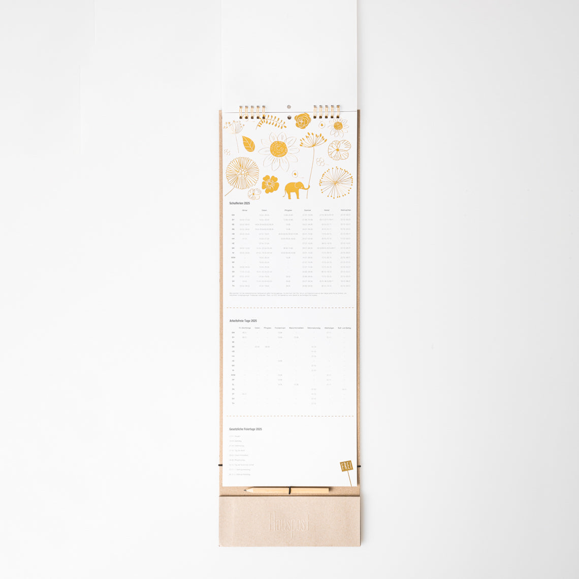 Jahreskalender Wandkalender Kalender Familienplaner 2025 - Räder Design