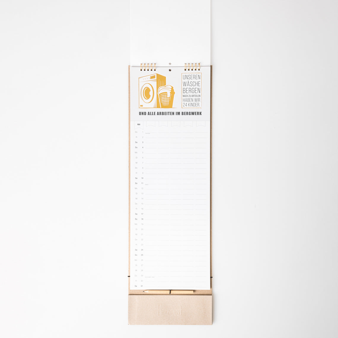 Jahreskalender Wandkalender Kalender Familienplaner 2025 - Räder Design