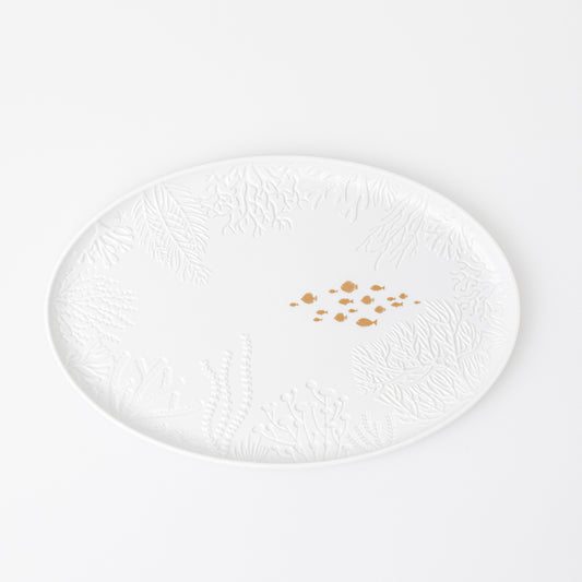 Teller Servierteller "Fische" Porzellan - Räder Design