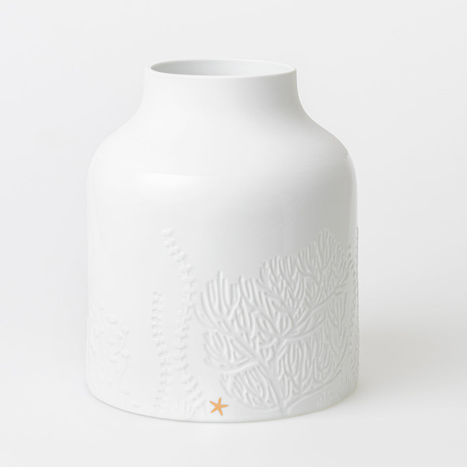 Vase "Unterwasserwelt" Ø 21 cm, H: 25 cm Porzellan - Räder Design