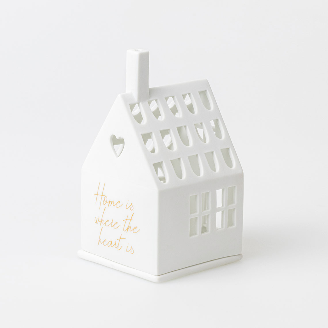 Lichthaus Teelichthalter "Home is where the heart is" - Räder Design