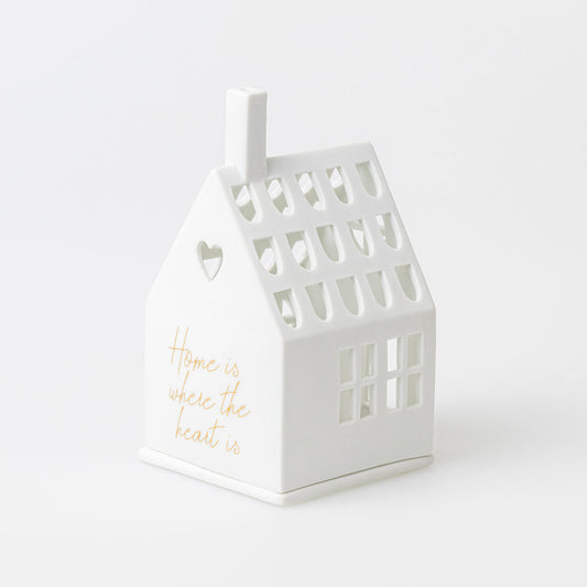 Lichthaus Teelichthalter "Home is where the heart is" - Räder Design
