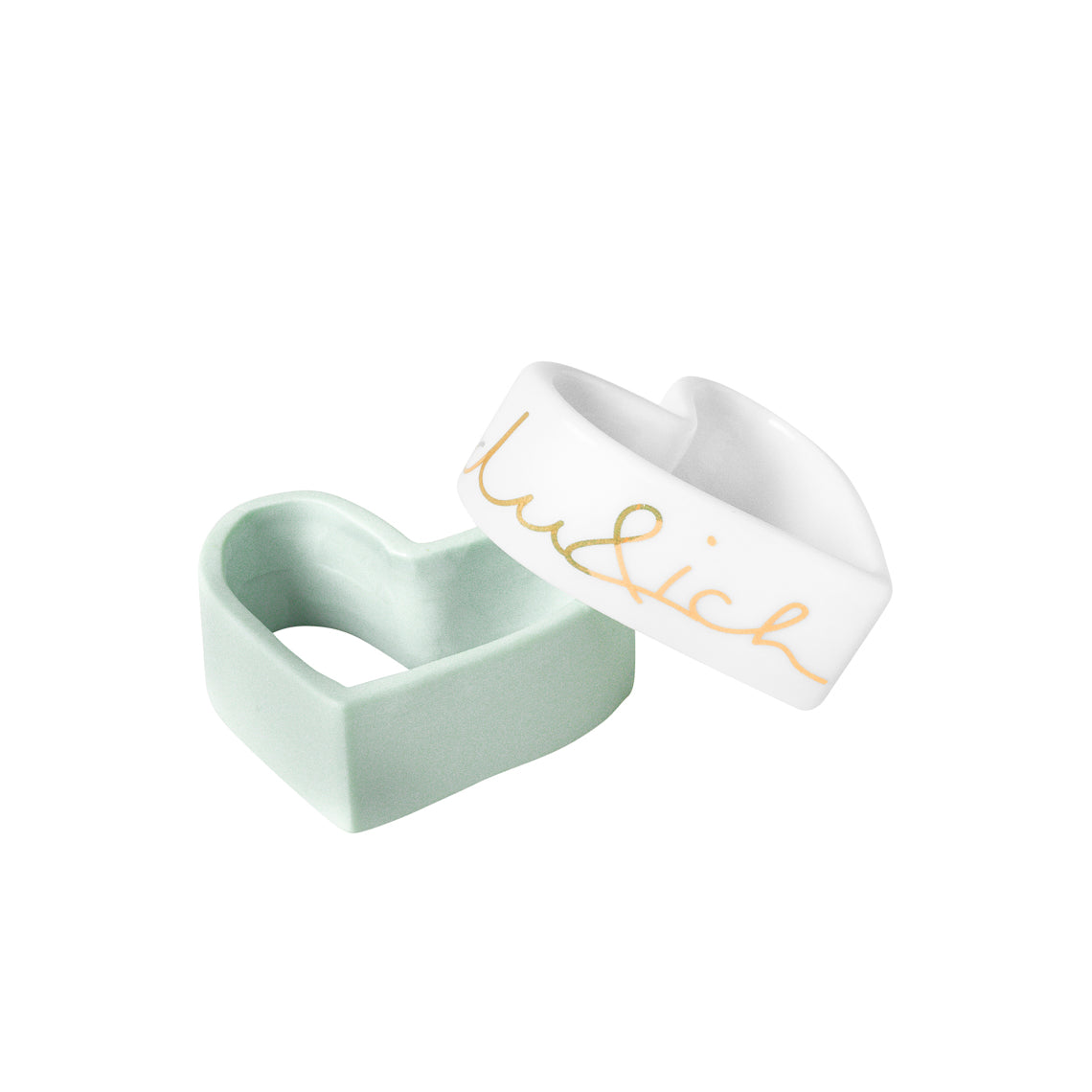 Serviettenringe 2er Set „Du & Ich" - Räder Design