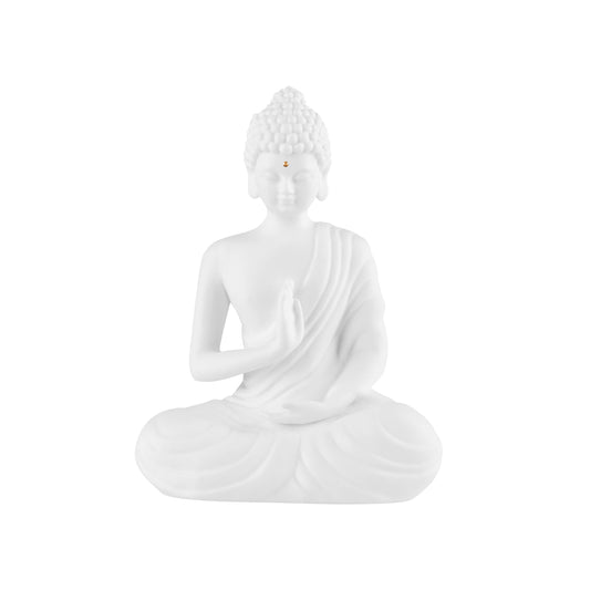 Zen Spirit Buddha Figur sitzend "klein" Porzellanbuddha - Räder Design.