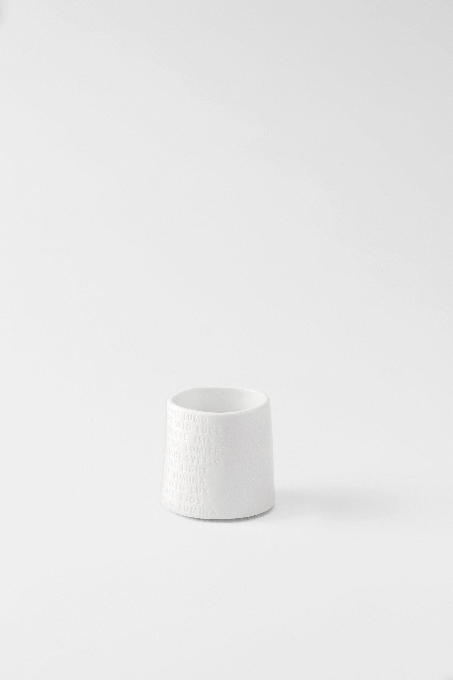 Raumpoesie Kerzenhalter "klein" Kerzenständer Porzellan Ø 6,5 cm - Räder Design