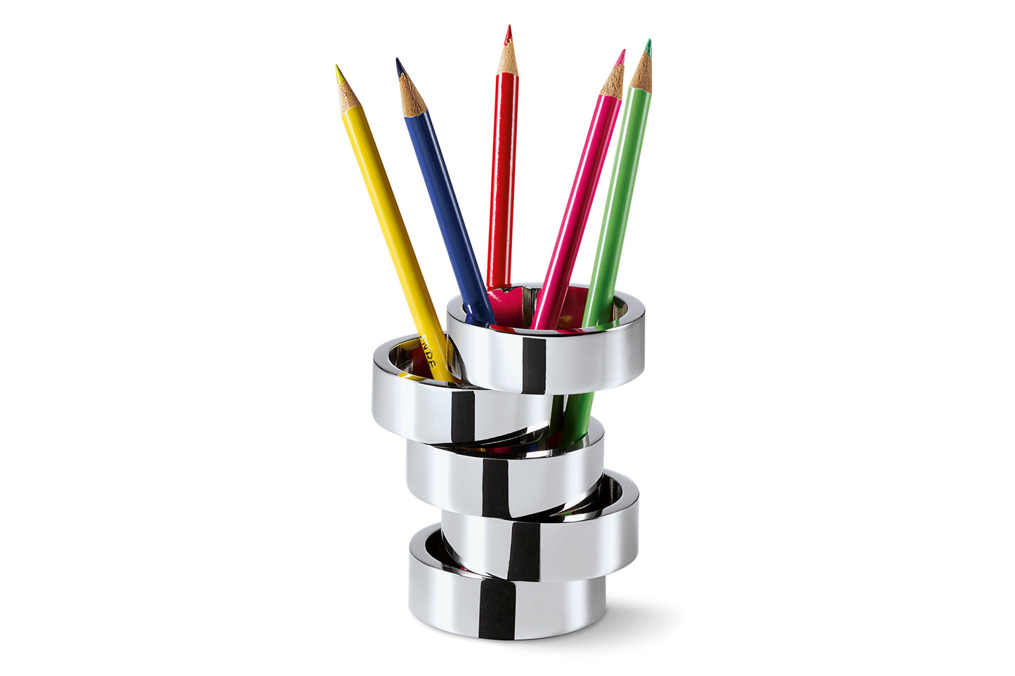 Rotondo Stifthalter Schminkpinselhalter Nickel - Philippi Design..