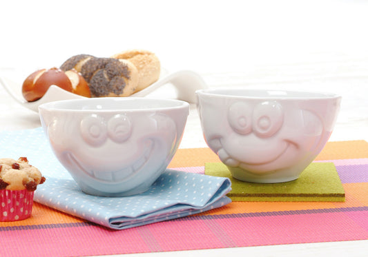Dipschalen Dipschälchen ANTON & BETON 2er Set Hartporzellan weiß