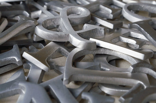 Alu Letter Alu-Buchstaben, Alu-Zahlen & Alu-Sonderzeichen Räder