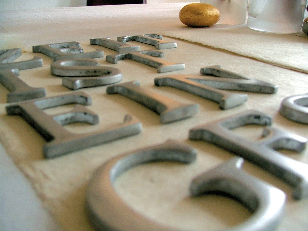 Alu Letter Alu-Buchstaben, Alu-Zahlen & Alu-Sonderzeichen Räder