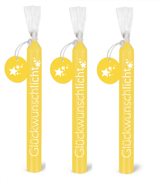 Glückwunschlicht 3er Set - Bulla Design