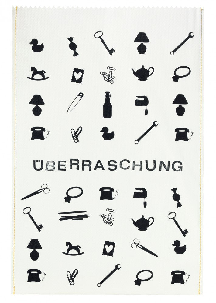 2er Set Geschenktüten "Überraschung" - Räder Design