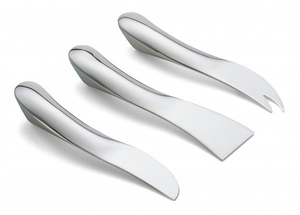 WAVE Käsemesser 3er Set Edelstahl Philippi Design