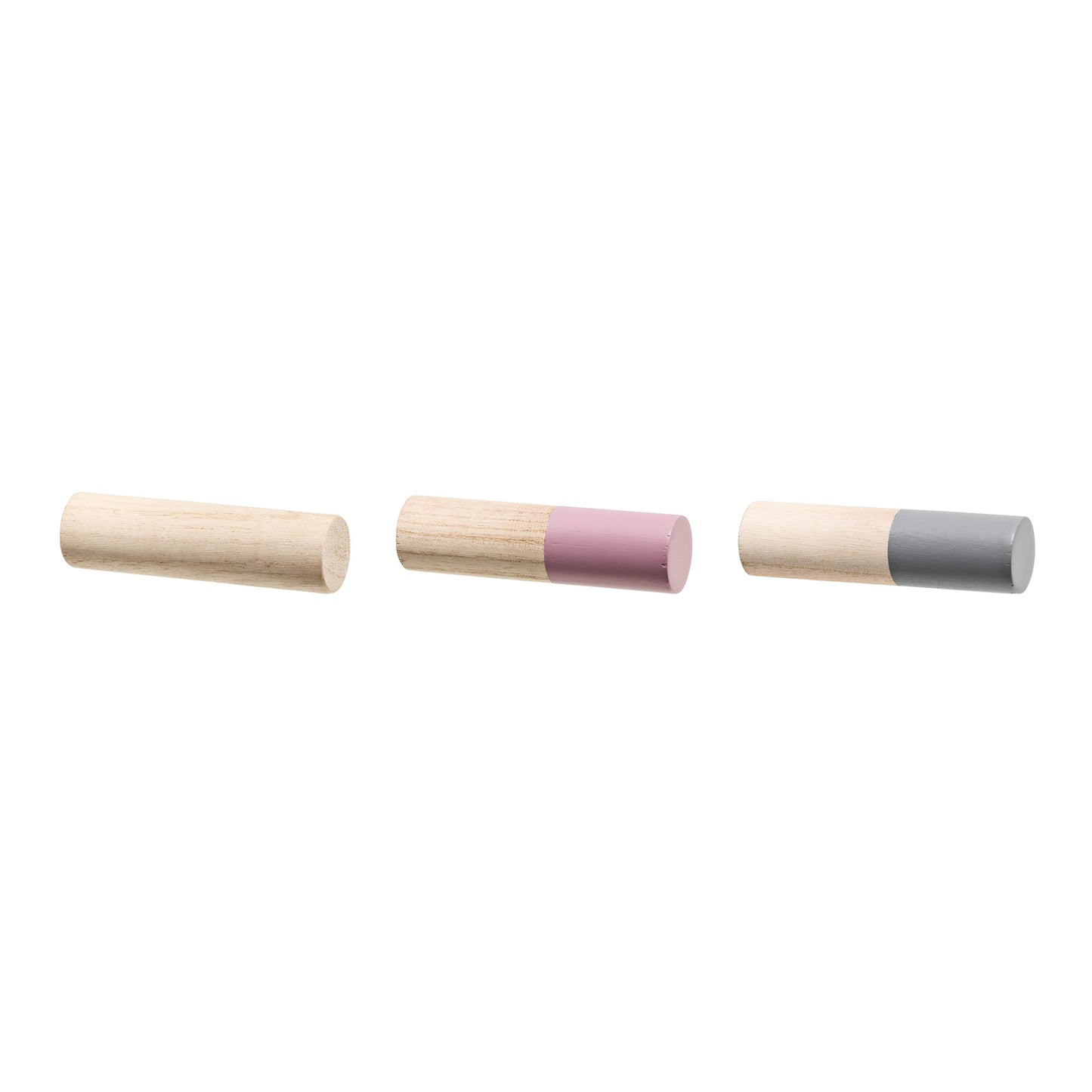 Haken Hook Holz Wandhaken Garderobenhaken 3er Set - Bloomingville.