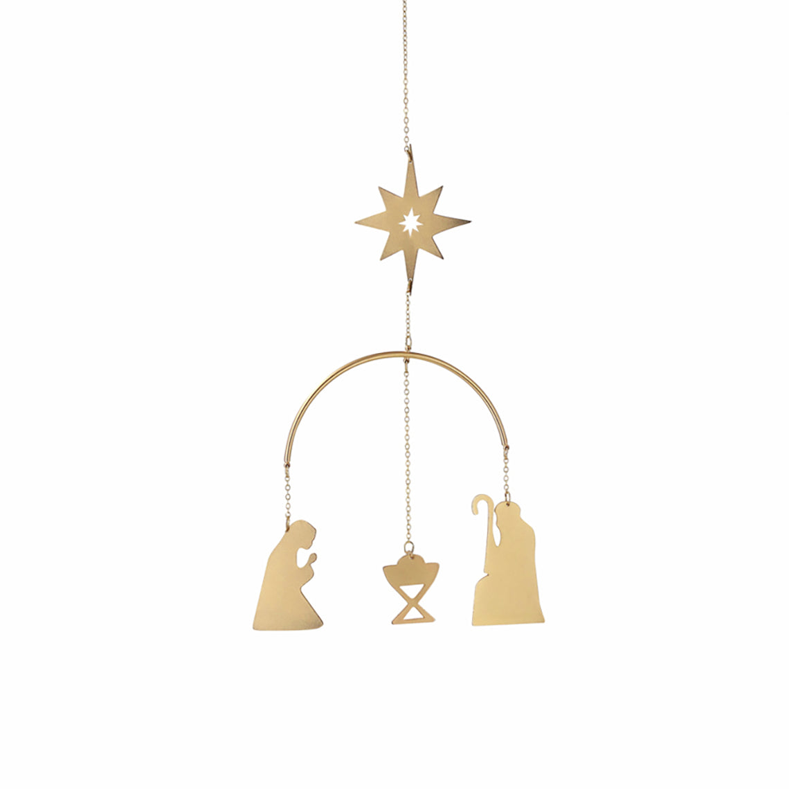 Weihnachtsmobile Krippe - Räder Design