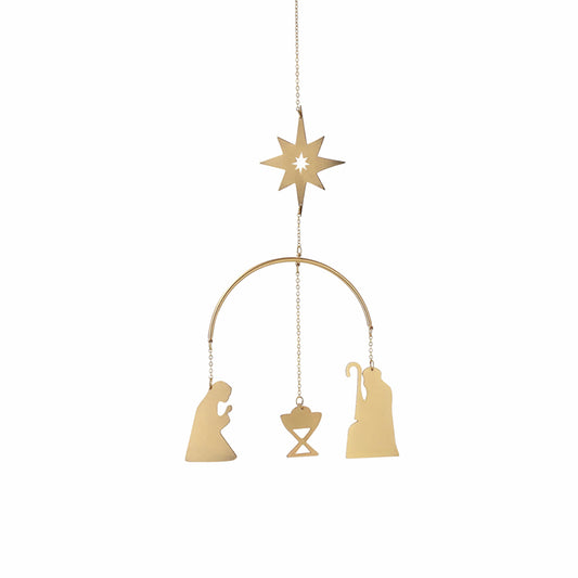 Weihnachtsmobile Krippe - Räder Design