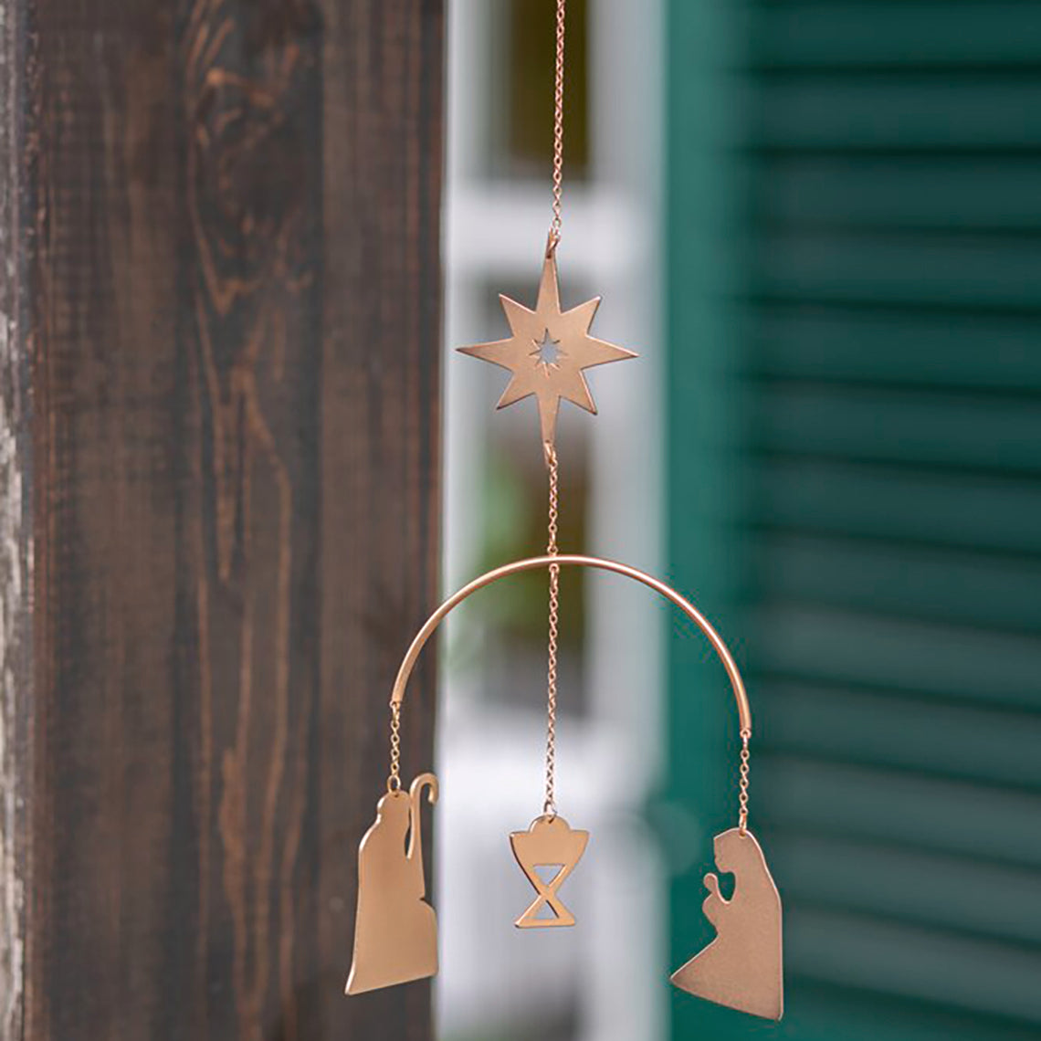 Weihnachtsmobile Krippe - Räder Design
