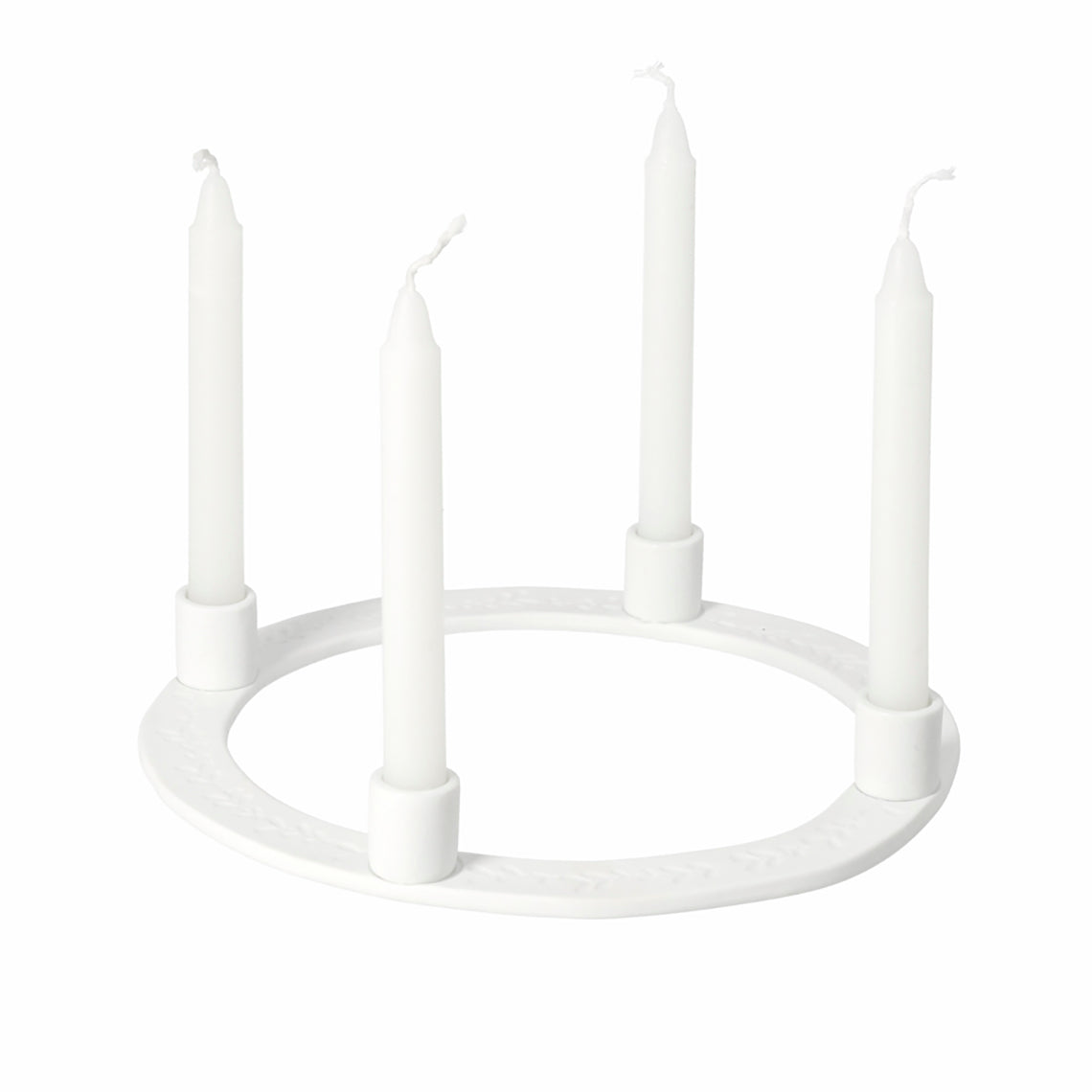 Kerzenkranz Adventskranz Blätter - Räder Design