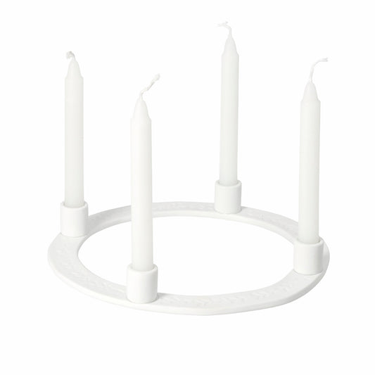 Kerzenkranz Adventskranz Blätter - Räder Design