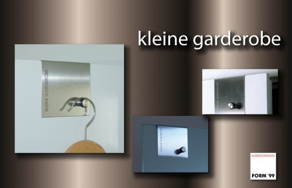 KLEINE GARDEROBE Türgarderobe Artikel Design