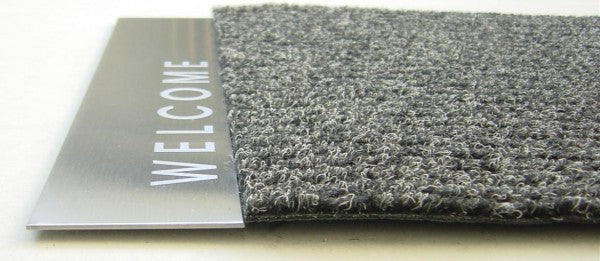 Fußmatte "Welcome" Edelstahl - Artikel Design