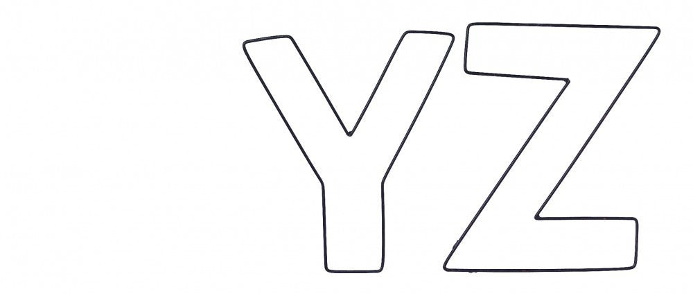 Drahtbuchstaben A-Z Büroklammer Paper & Poetry
