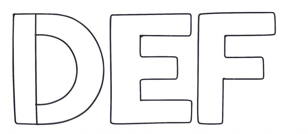 Drahtbuchstaben A-Z Büroklammer Paper & Poetry
