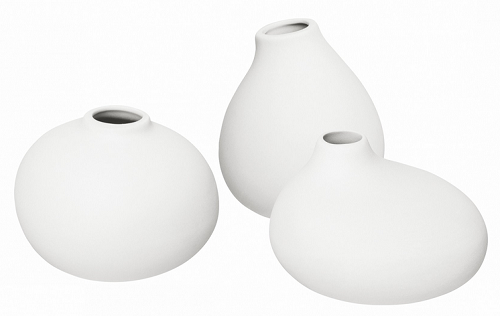 NONA Vasen 3er Set "Lily White" - Blomus