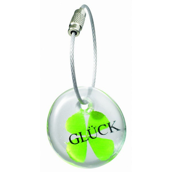 Schlüsselanhänger "Glück" mit echten Blüten - Räder Design