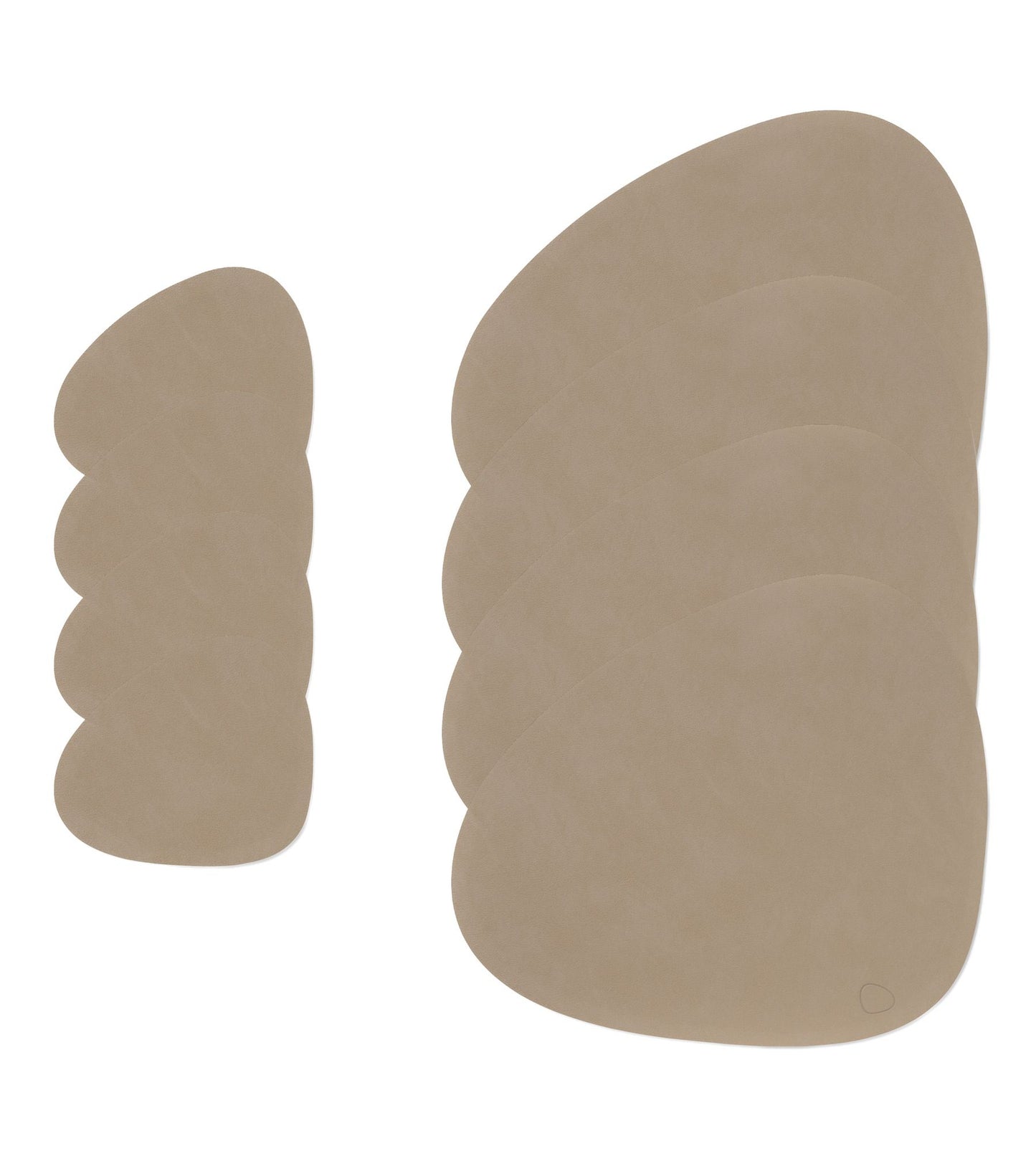 Tischset 8tlg. Curve L  (4 Tischsets + 4 Glasuntersetzer) - LindDNA..