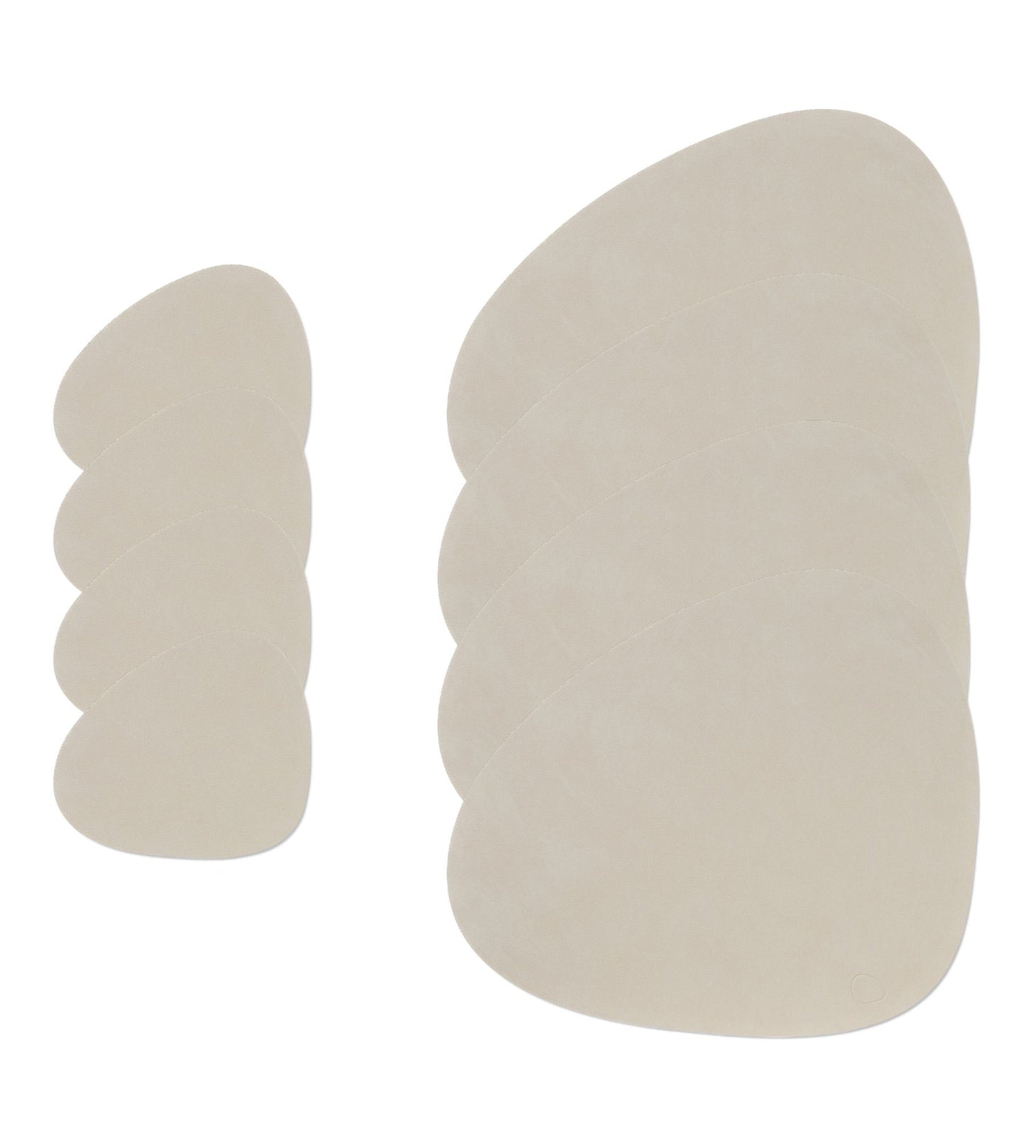 Tischset 8tlg. Curve L  (4 Tischsets + 4 Glasuntersetzer) - LindDNA..