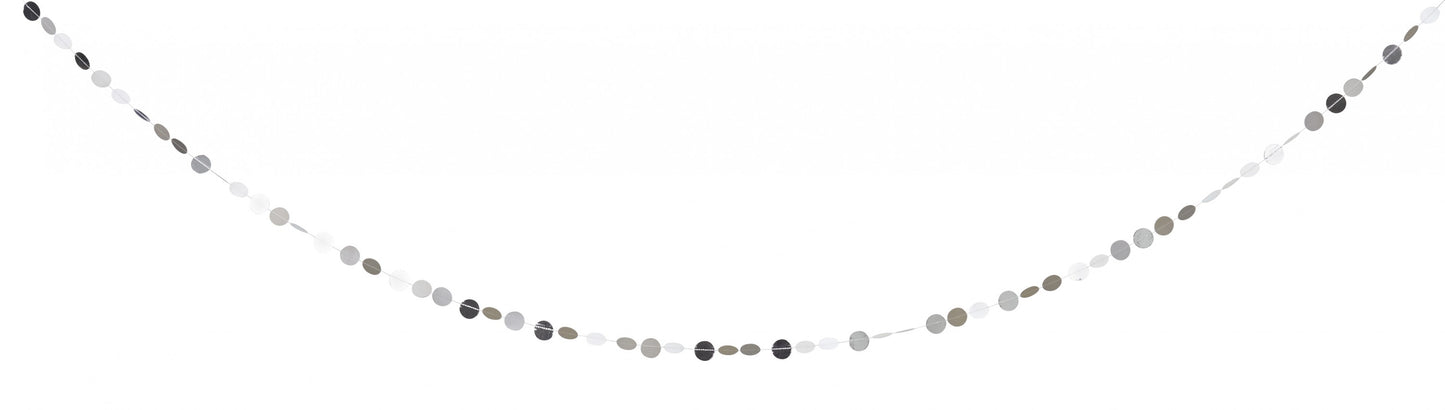 Girlande Deko Weihnachtsgirlande silber - Räder Design