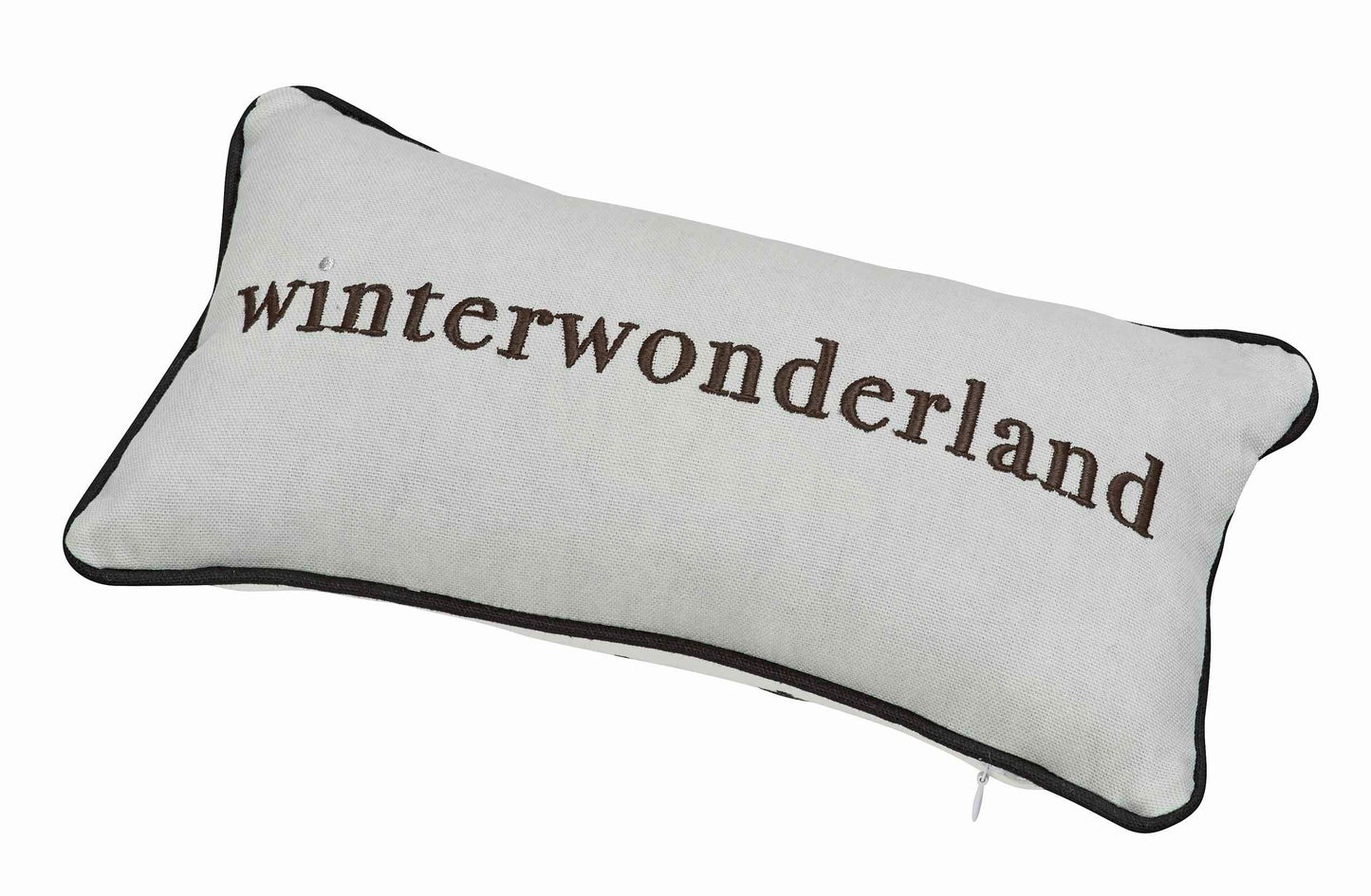 Traumkissen "Winterwonderland" silber 33x17cm Räder Design
