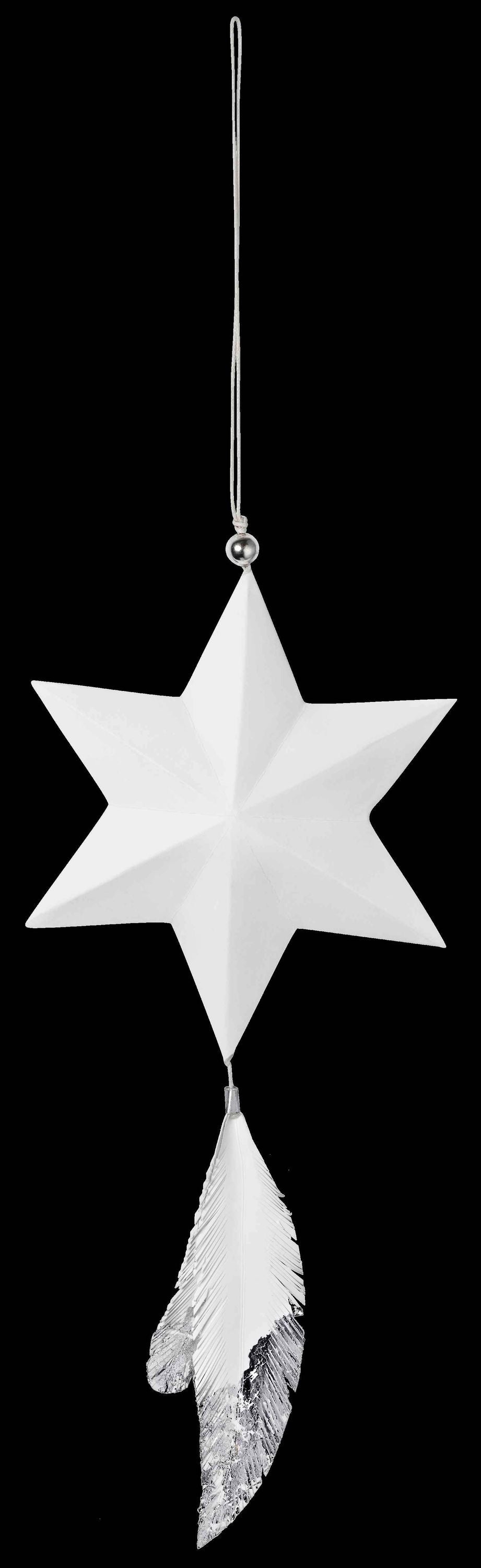 Papierornament Dekohänger silber L45cm - Räder Design