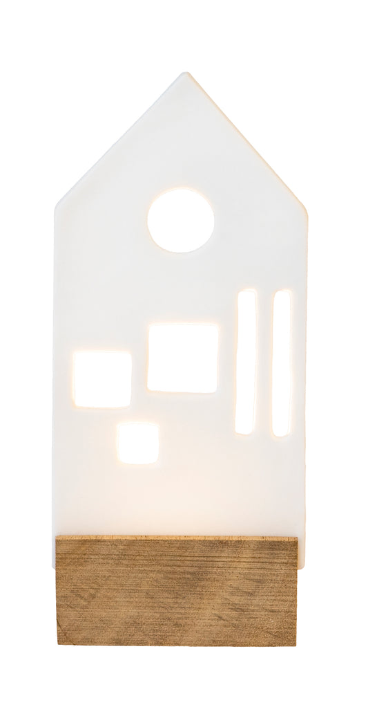 Teelicht Teelichthalter Lichtobjekt "Häuschen " - Räder Design