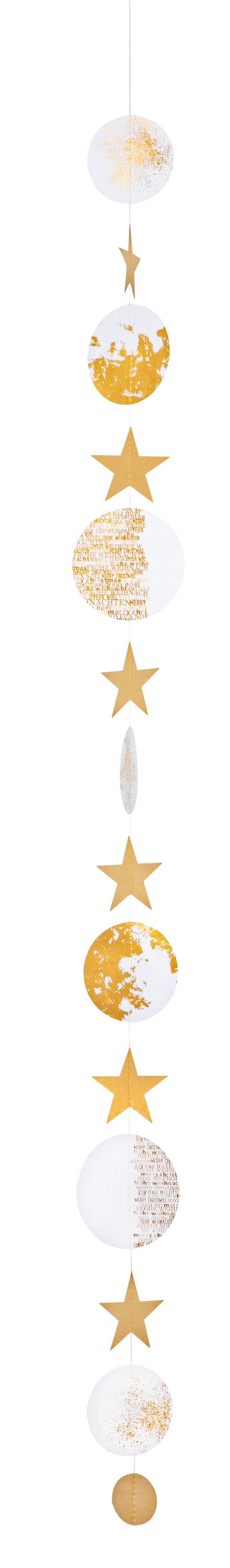 Raum- und Fensterschmuck Hänger Sternenkreiskette Räder Design
