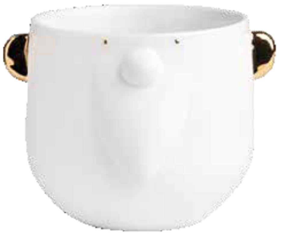 Porzellangeschichten Becher Engelsflügel Santa Räder Design