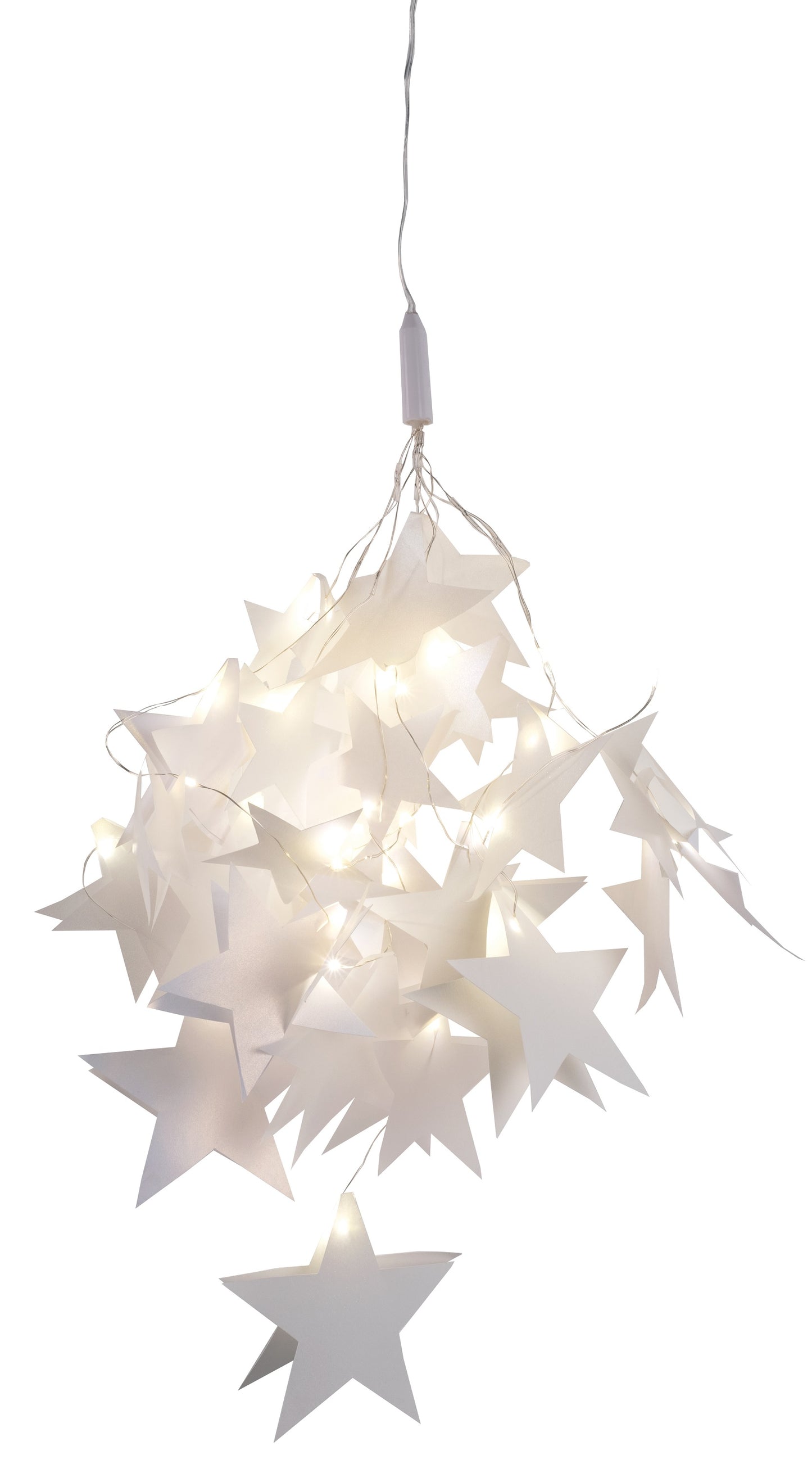 Doppelstern Lichtschweif mit LEDs Räder Design