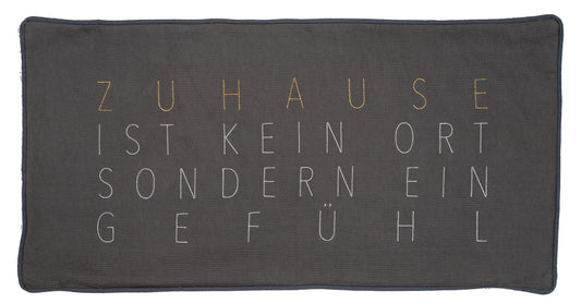 ZUHAUSESEIN Kissen Zuhause ist ein Gefühl Räder Design