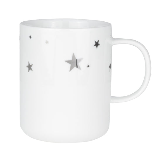 Wintergenuss Tasse "Silberstern" - Räder Design.