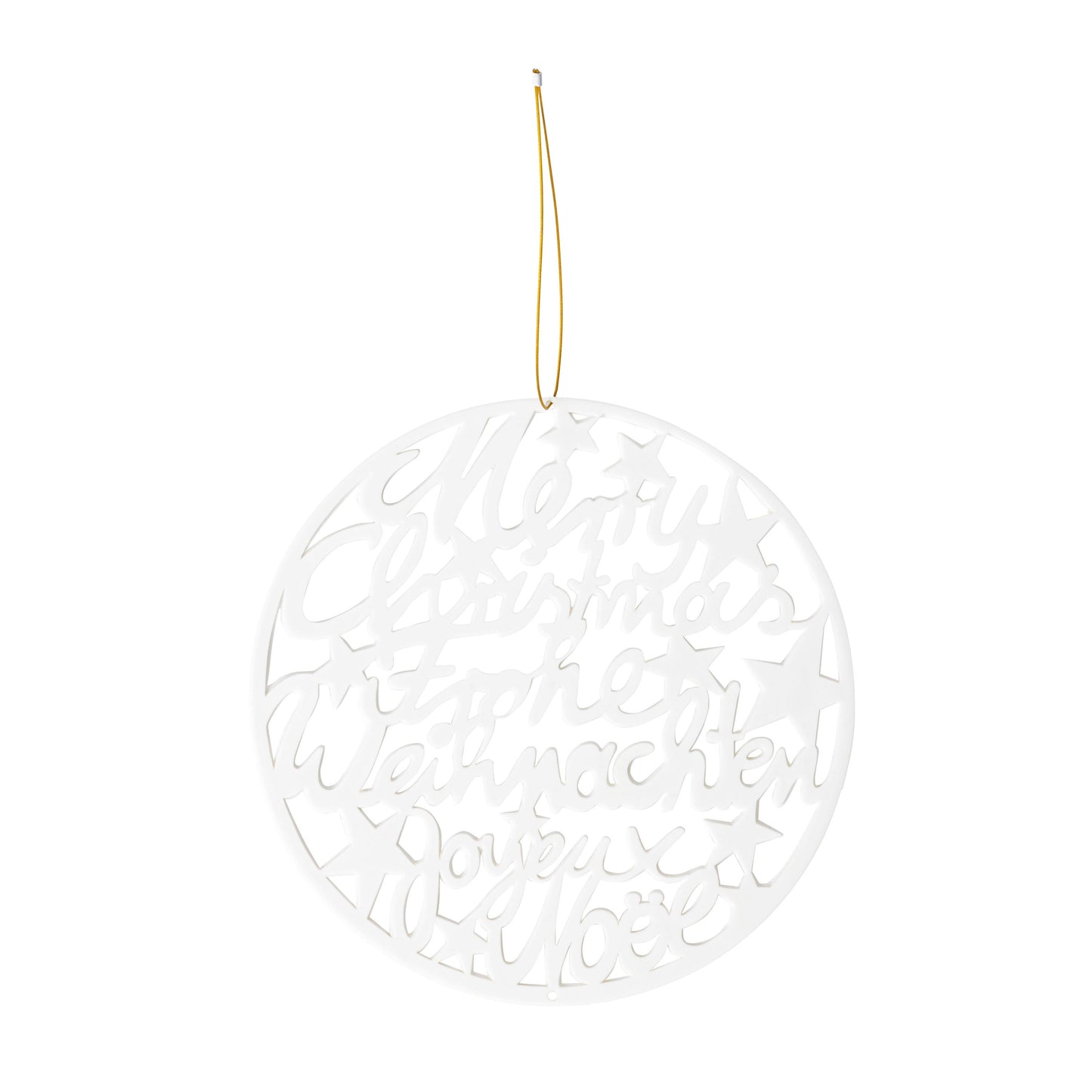 Filigran Hänger "Frohe Weihnachten" 3 Spr Fensterdekoration - Räder Design