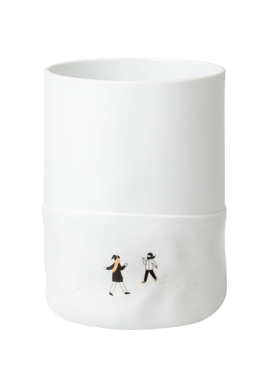 Schneetag Vase "Schneeballschlacht" Blumenvase - Räder Design