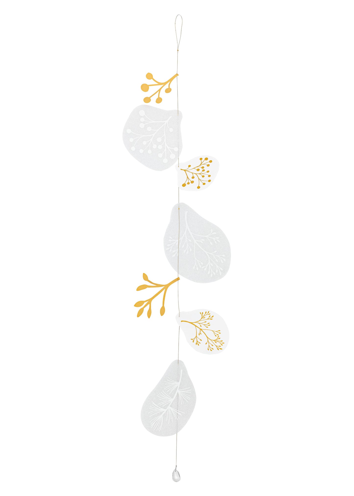 Winterzauber Papierkette "kurz" Dekokette Fensterdeko - Räder Design