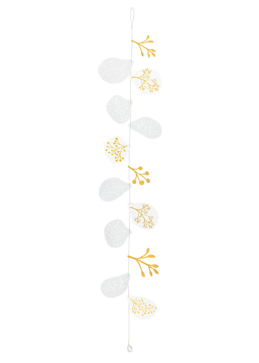 Winterzauber Papierkette "lang" Dekokette Fensterdeko - Räder Design