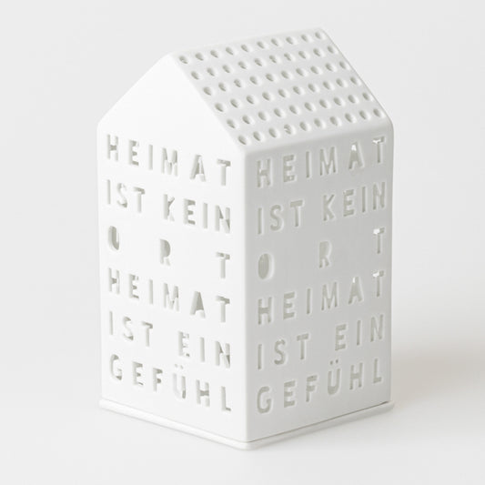 Lichthaus "Heimat ist kein Ort Heimat ist ein Gefühl" Teelichthalter - Räder Design