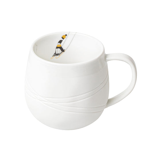 Schneetag Tasse "Goldkufen" Kaffeetasse Teetasse - Räder Design