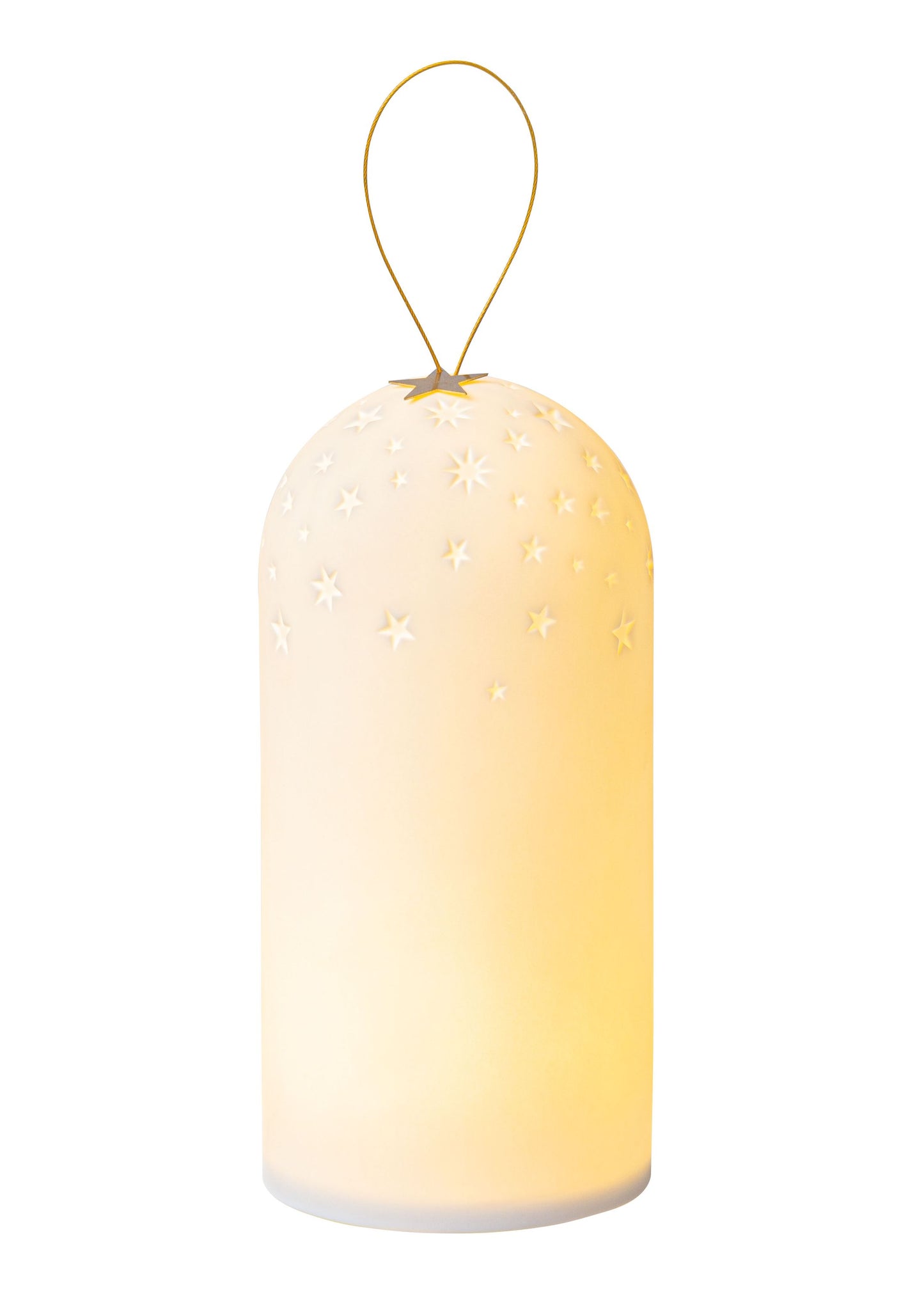 LED Porzellanlampe Tischlampe "Sterne" D: 10 cm - Räder Design