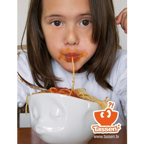 TV TASSE ESPRESSOTASSE och bitte mit Henkel und Untertasse weiß Fiftyeight Products