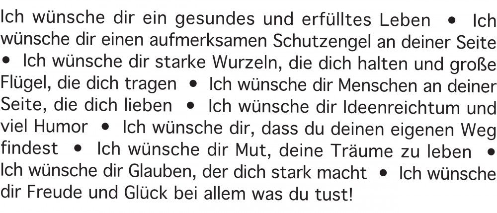 Wortlichtkerze Sinntexte LEUCHTENDE WÜNSCHE ZUR GEBURT - Bulla Design