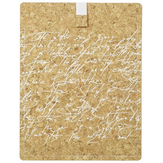 Ipad Hülle Kork SCHRIFT Ipad Tasche