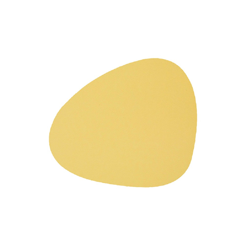 Glasuntersetzer Curve (11x13cm) Nupo Leder - LindDNA